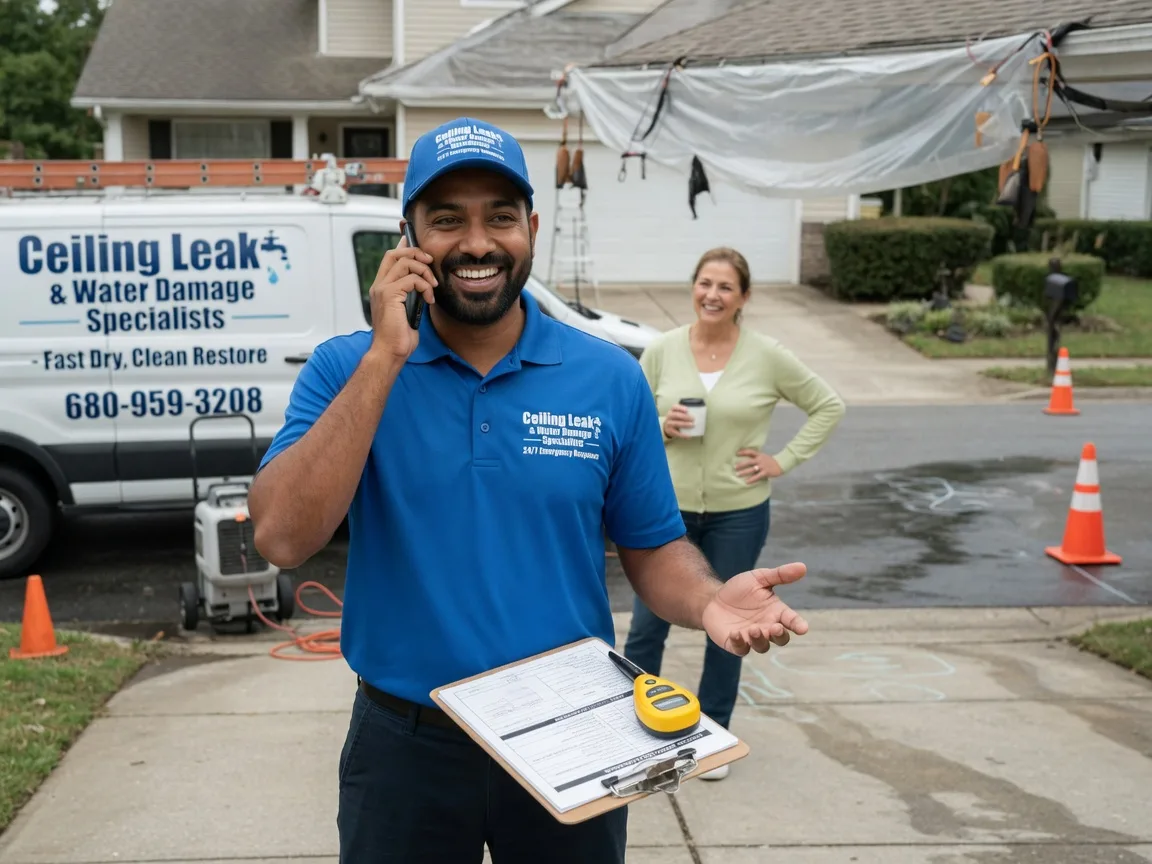 Ceiling Leak Cleanup Deale, MD FAQs
